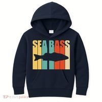 Seabass Seabass Fishing Kids Hoodie thumb 0