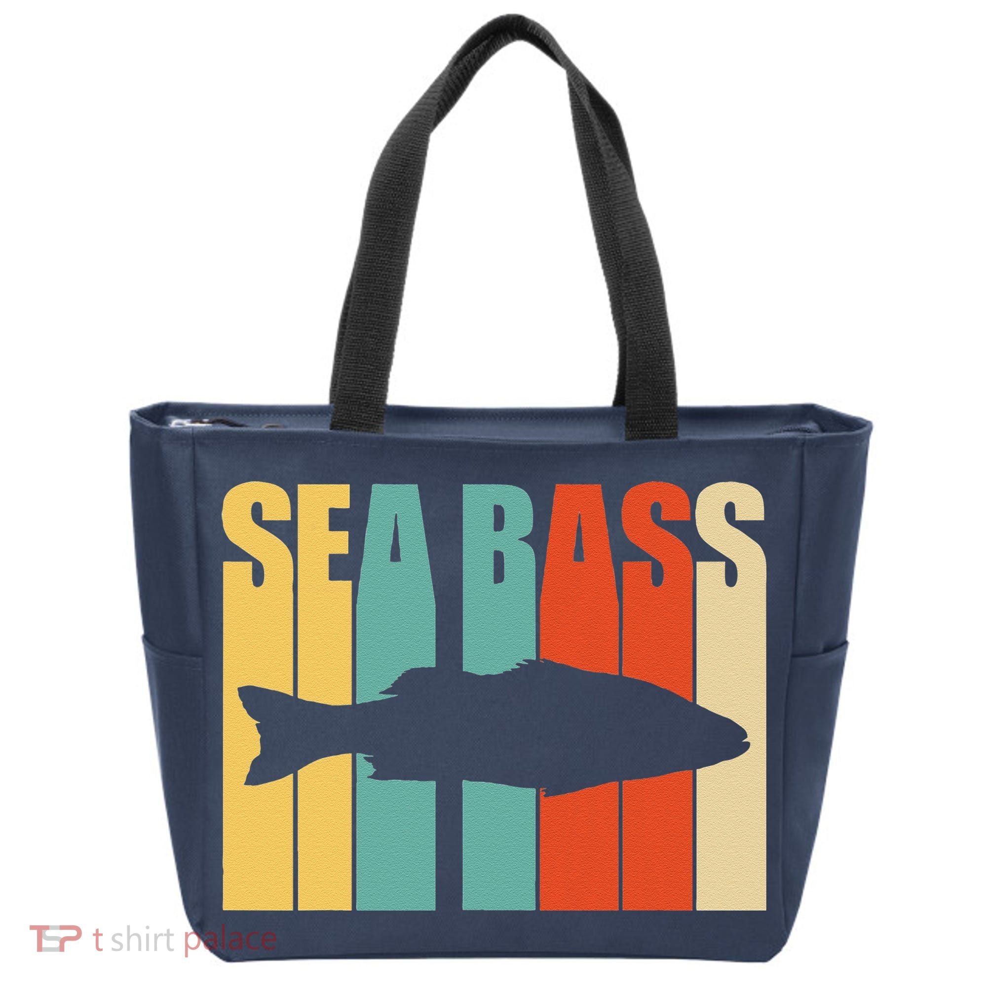 Seabass Seabass Fishing Tote Bag