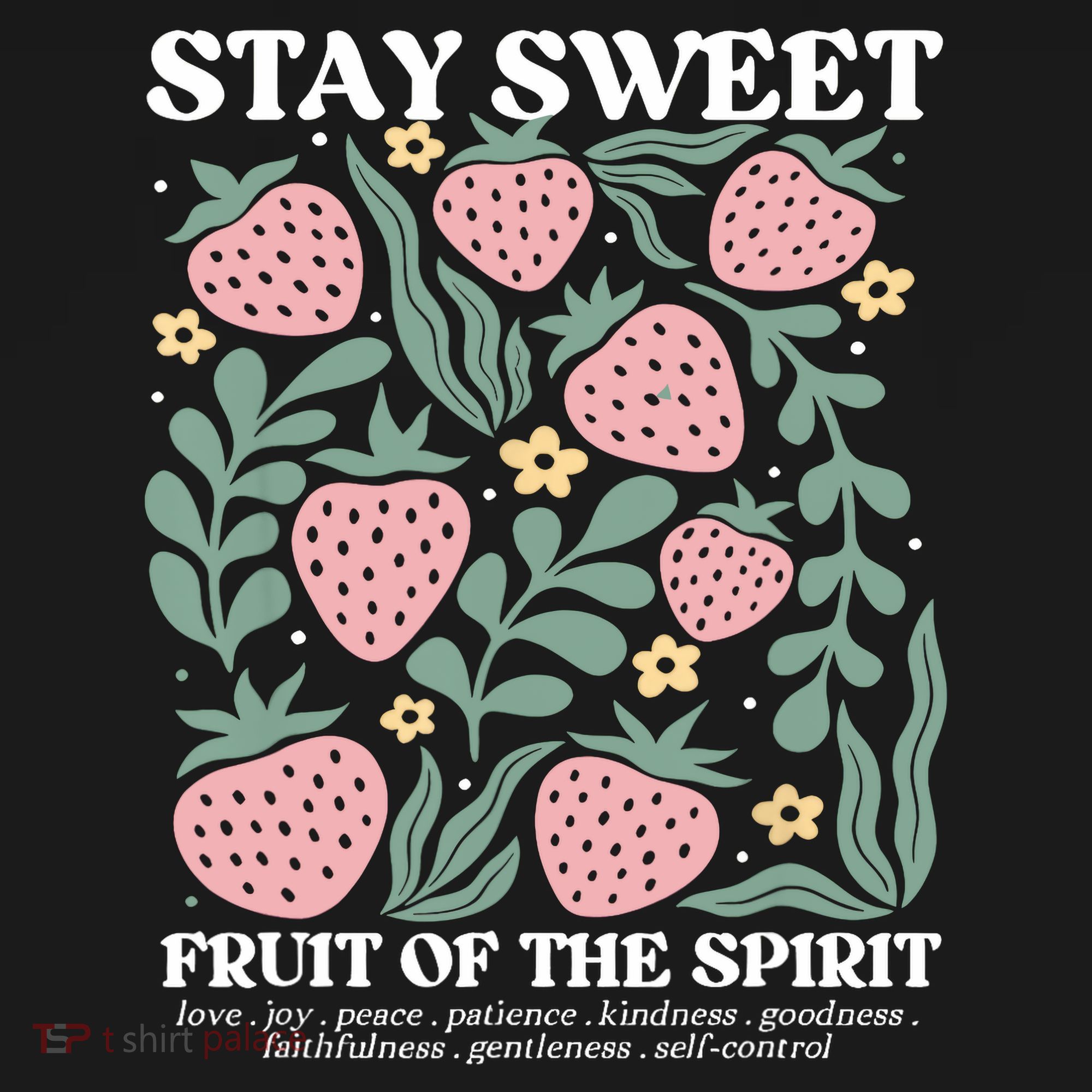 Stay Sweet Fruit Of The Spirit Strawberry Jesus  Women's Hoodie