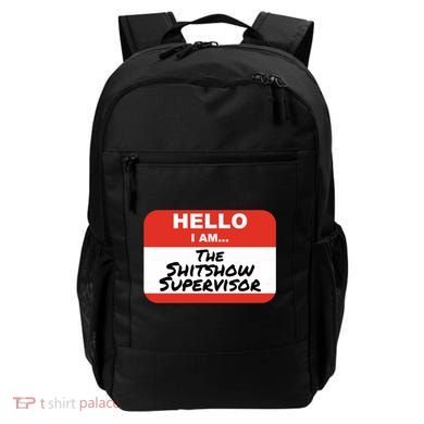 Shitshow Supervisor Funny Manager And Supervisor Backpack