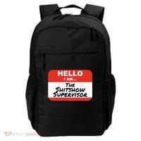 Shitshow Supervisor Funny Manager And Supervisor Backpack thumb 0