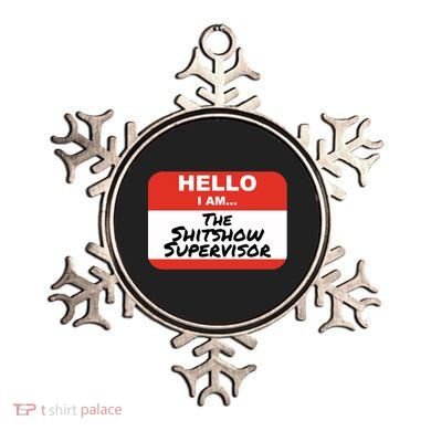 Shitshow Supervisor Funny Manager And Supervisor Ornament