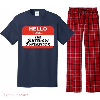 Shitshow Supervisor Funny Manager And Supervisor Pajama Set