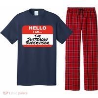 Shitshow Supervisor Funny Manager And Supervisor Pajama Set thumb 0