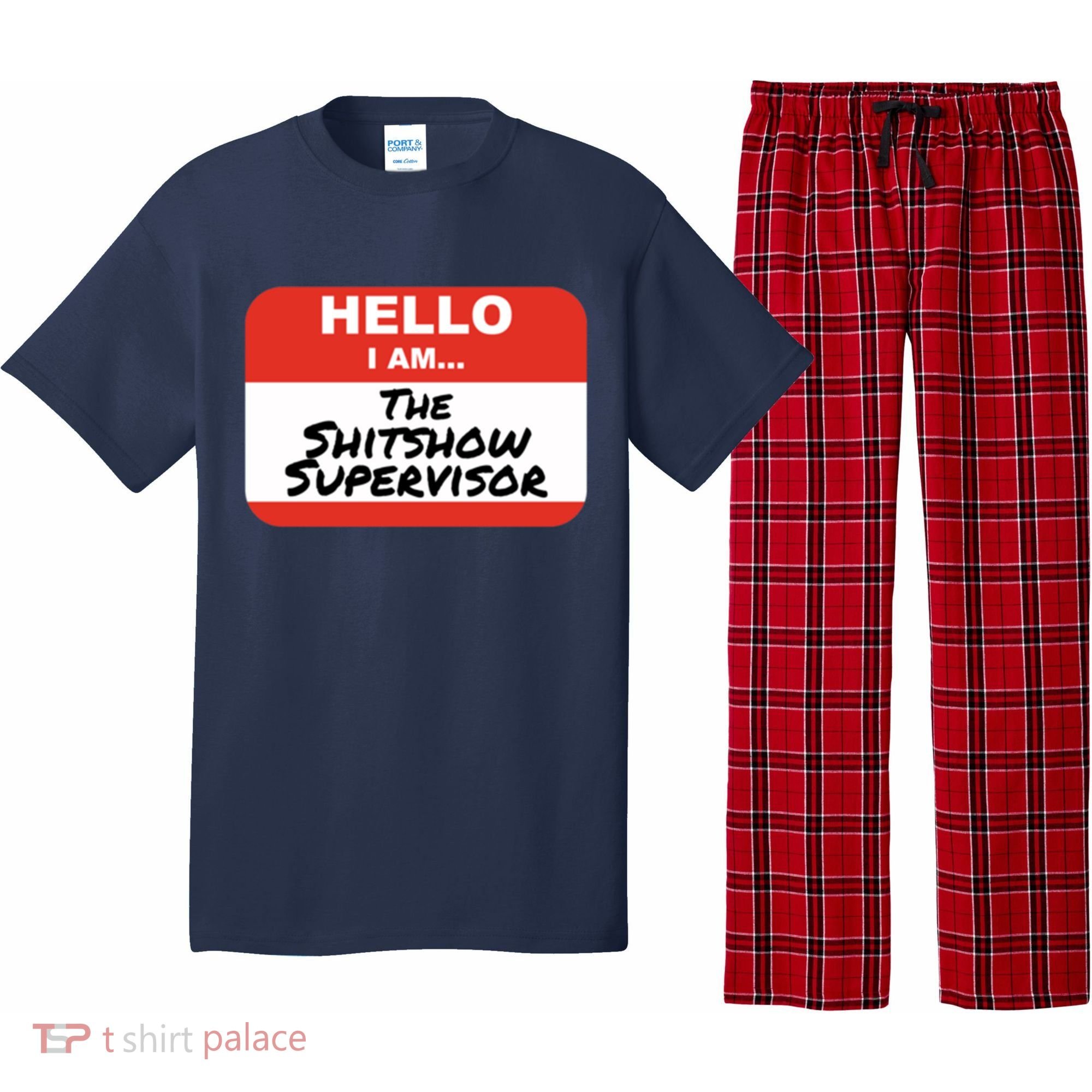 Shitshow Supervisor Funny Manager And Supervisor Pajama Set