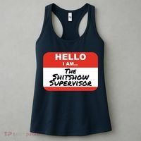 Shitshow Supervisor Funny Manager And Supervisor Women's Tank Top thumb 3