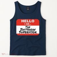 Shitshow Supervisor Funny Manager And Supervisor Tank Top thumb 2