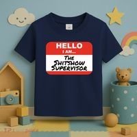 Shitshow Supervisor Funny Manager And Supervisor Toddler T-Shirt thumb 3
