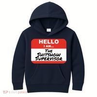 Shitshow Supervisor Funny Manager And Supervisor Kids Hoodie thumb 0