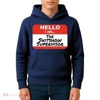 Shitshow Supervisor Funny Manager And Supervisor Kids Hoodie thumb 4