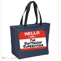 Shitshow Supervisor Funny Manager And Supervisor Tote Bag thumb 2