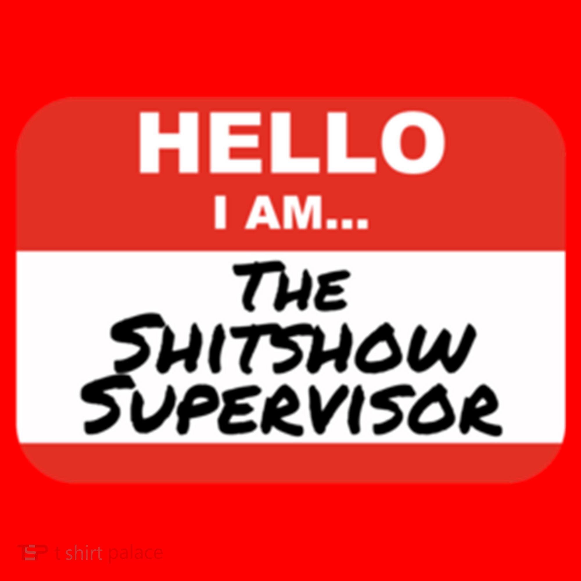 Shitshow Supervisor Funny Manager And Supervisor Santa Hat