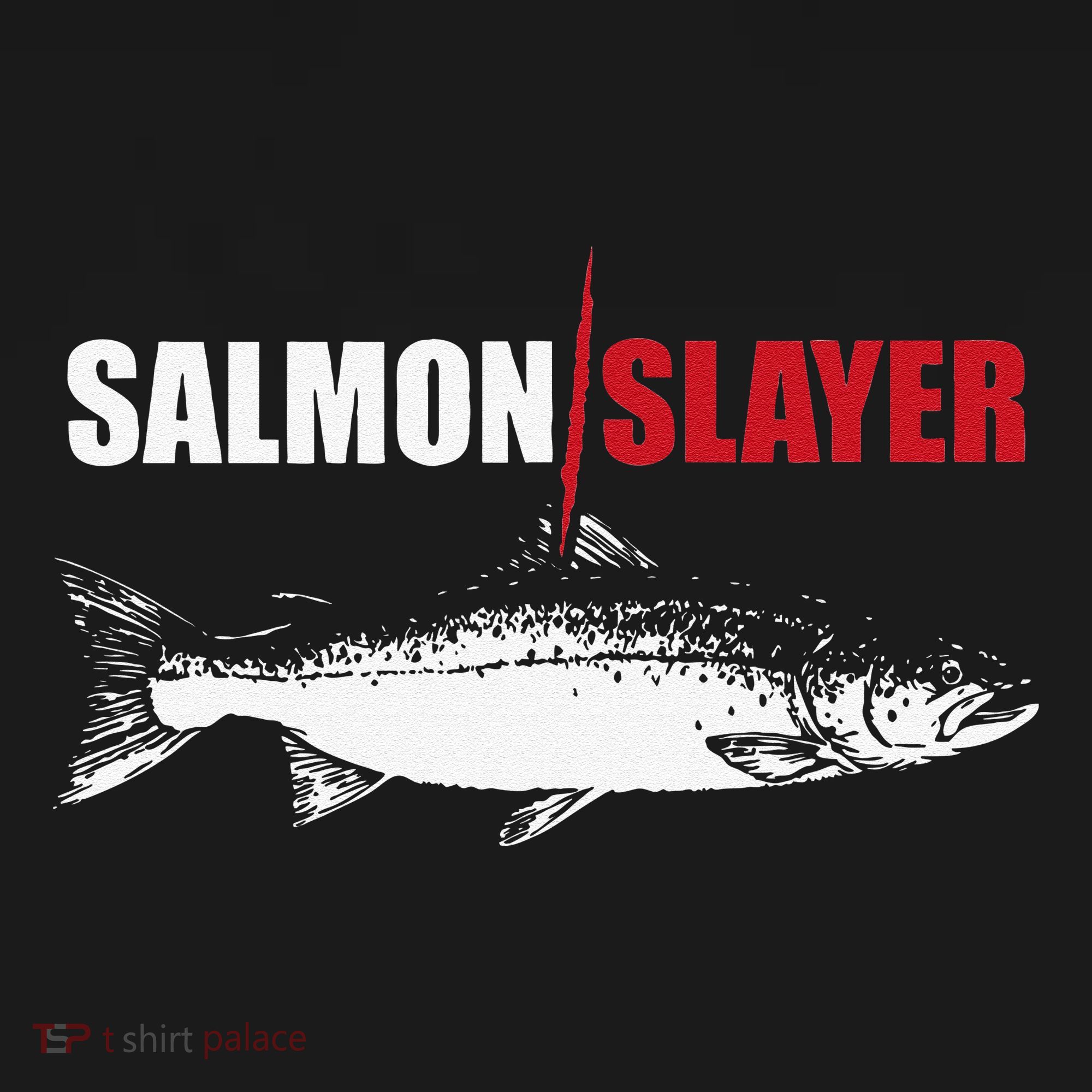 Salmon Slayer Funny Salmon Fishing Gift Fisherman Women's Hoodie