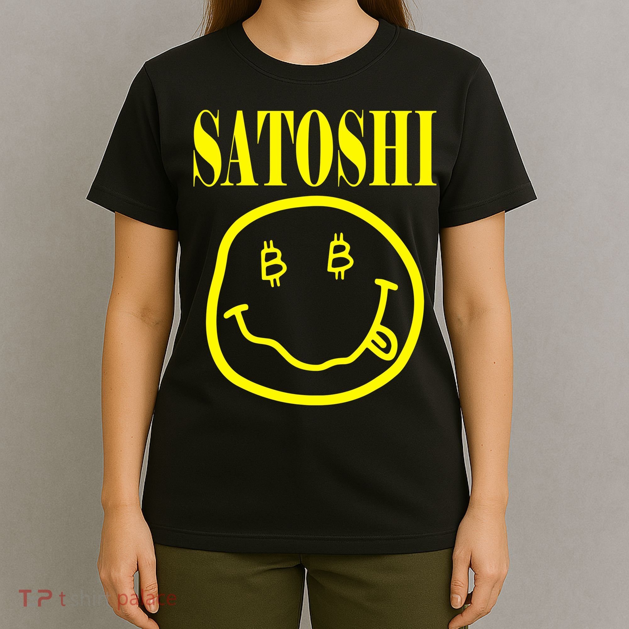 Satoshi Smile Face T-Shirt
