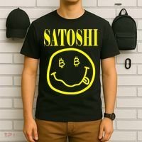 Satoshi Smile Face T-Shirt thumb 6
