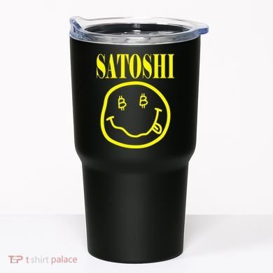 Satoshi Smile Face Tumbler