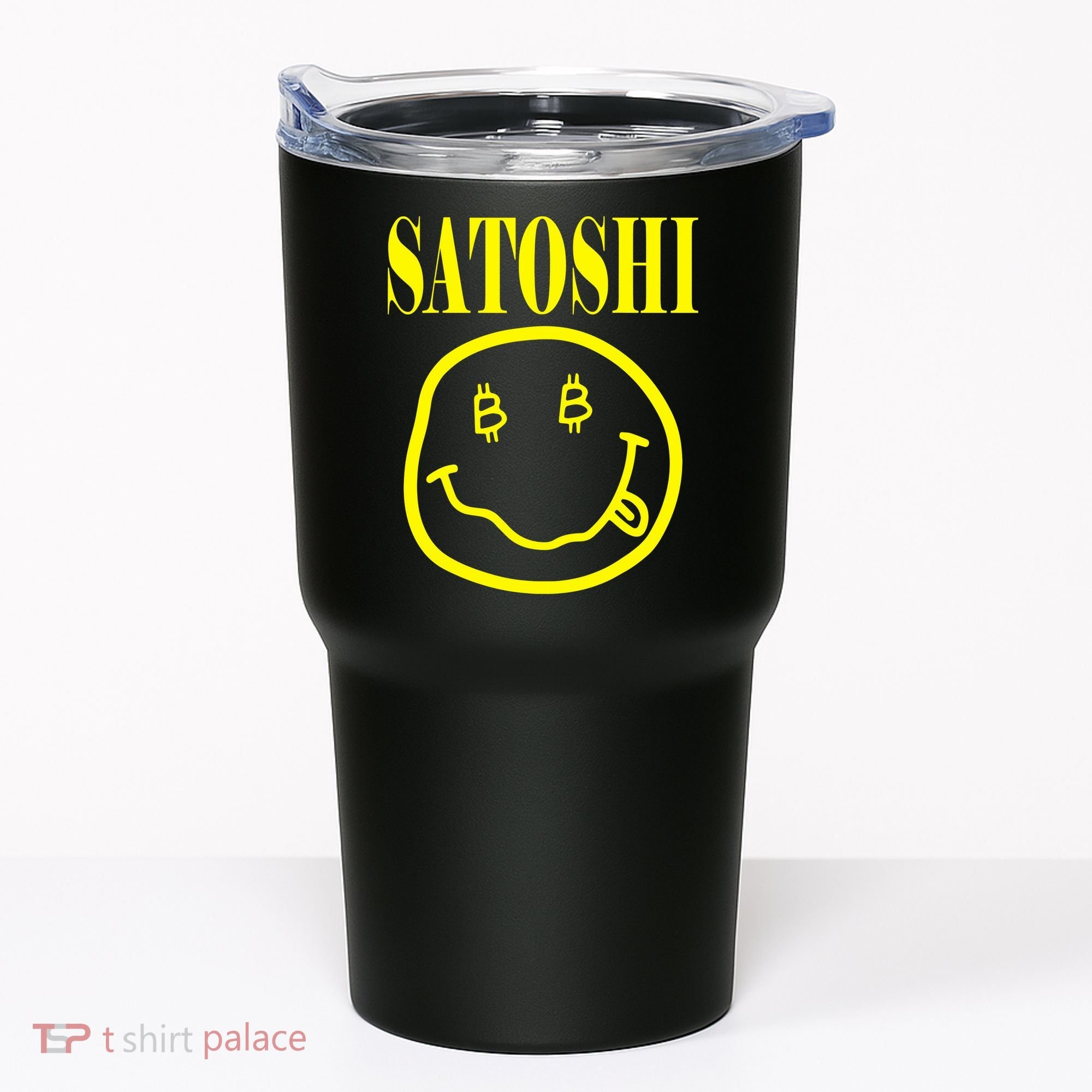 Satoshi Smile Face Tumbler