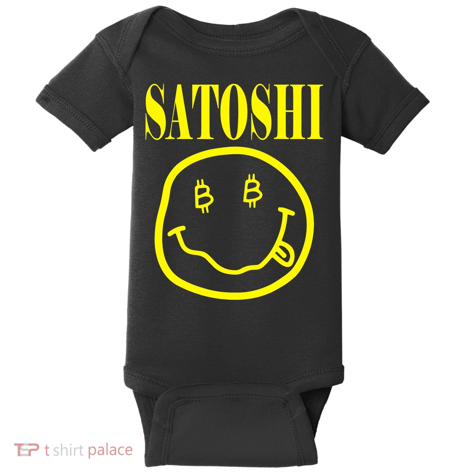 Satoshi Smile Face Baby Bodysuit