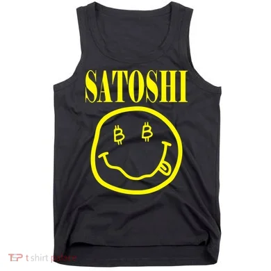 Satoshi Smile Face Tank Top