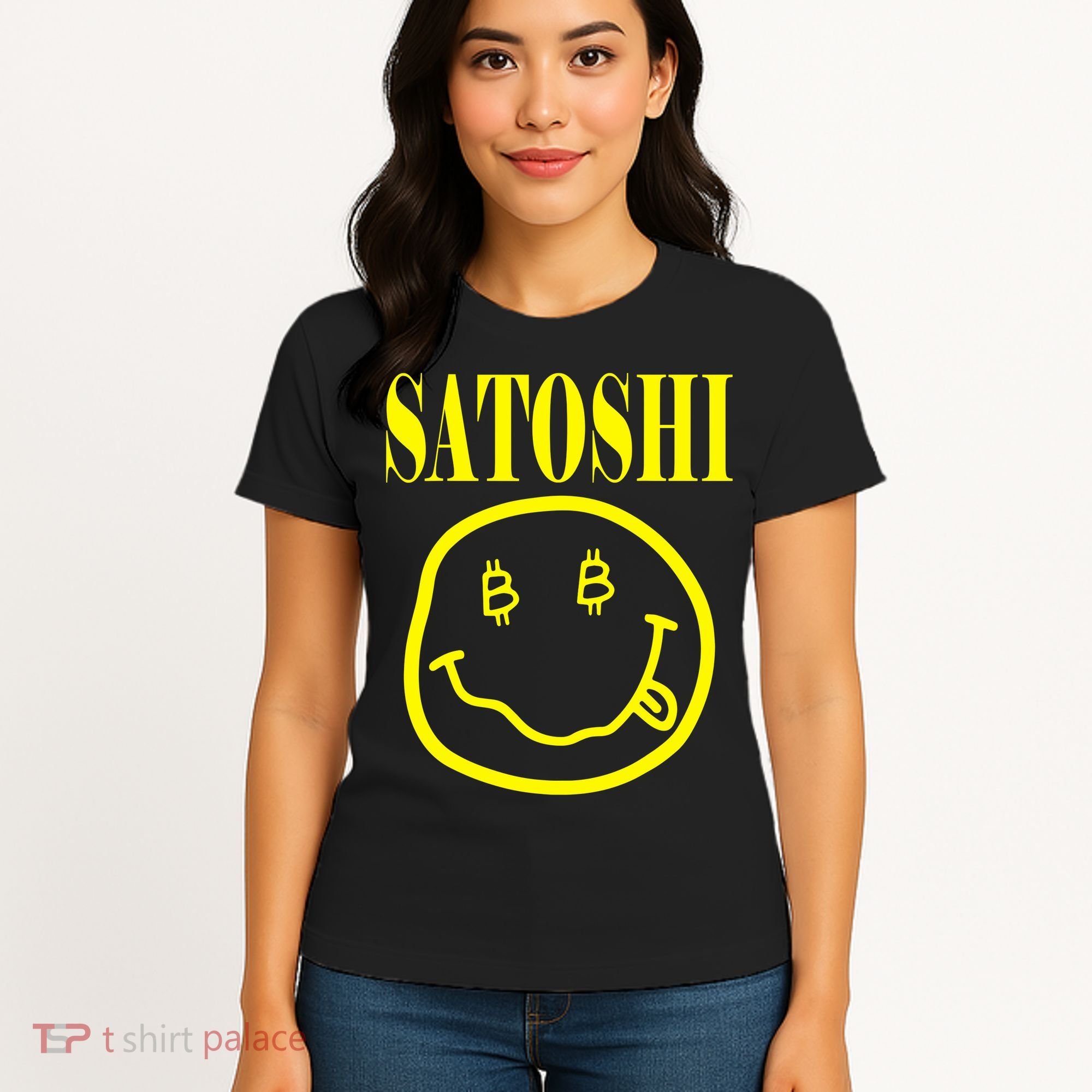 Satoshi Smile Face Women's T-Shirt