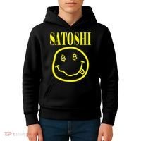 Satoshi Smile Face Kids Hoodie thumb 4