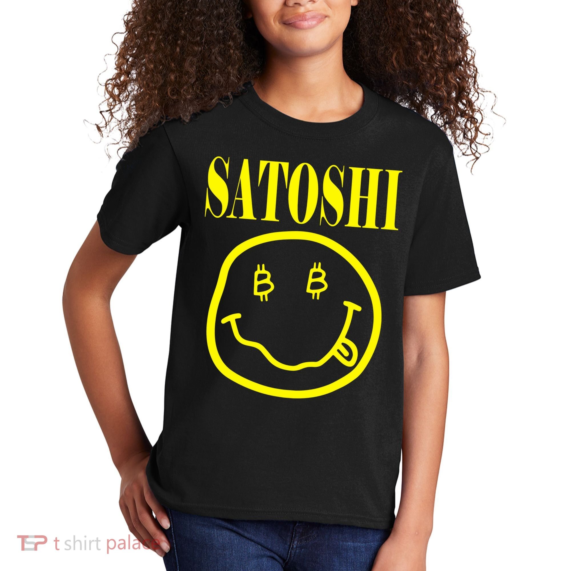 Satoshi Smile Face Kids T-Shirt