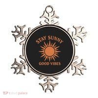 Stay Sunny Good Vibes Ornament thumb 0