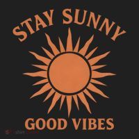 Stay Sunny Good Vibes Golf Towel thumb 3