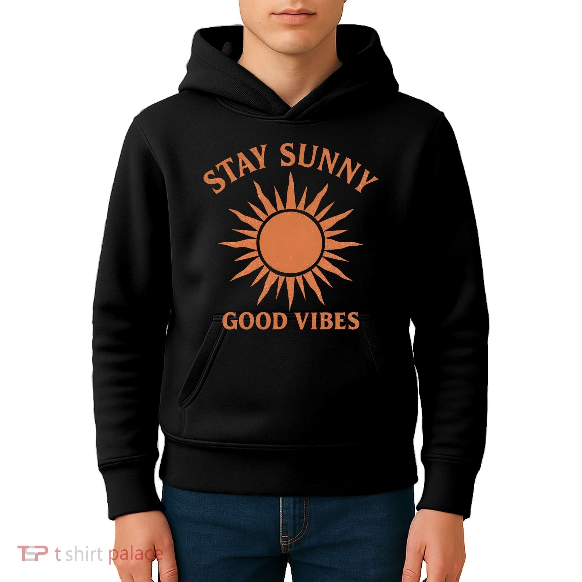 Stay Sunny Good Vibes Kids Hoodie