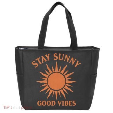 Stay Sunny Good Vibes Tote Bag