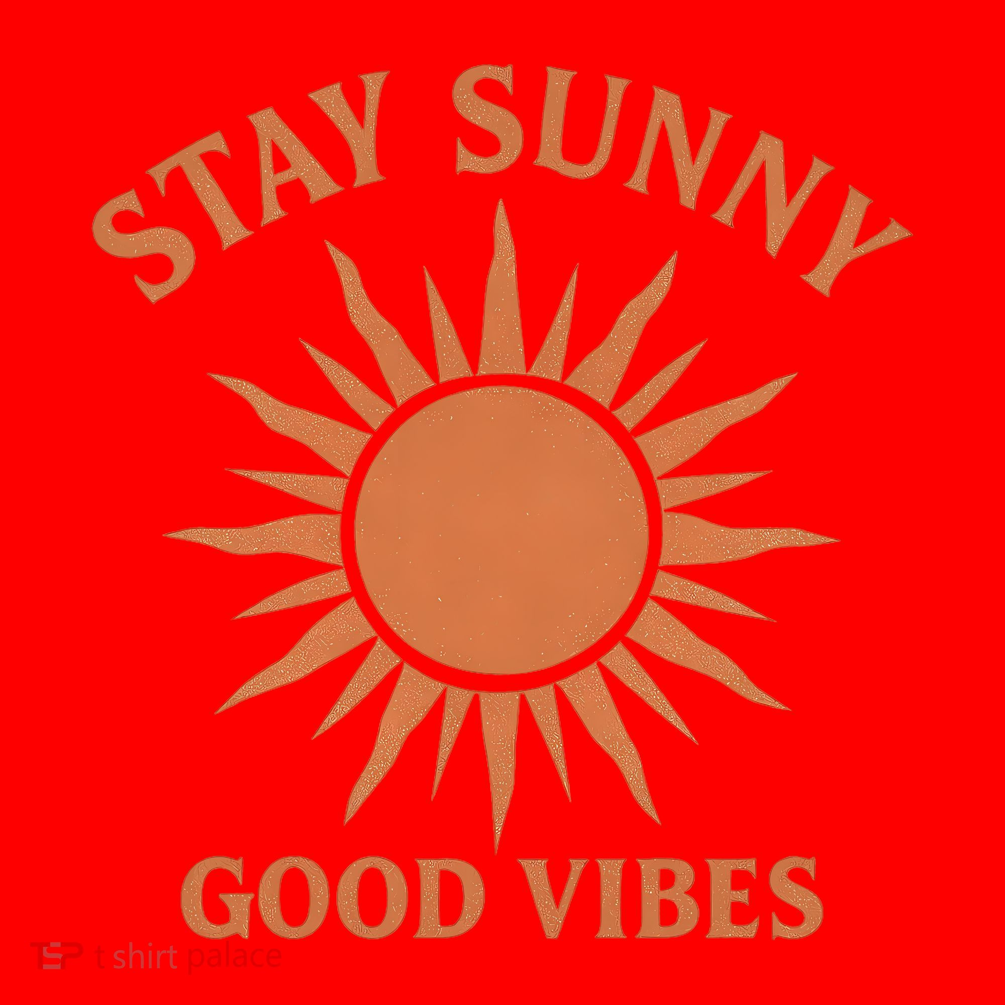 Stay Sunny Good Vibes Santa Hat