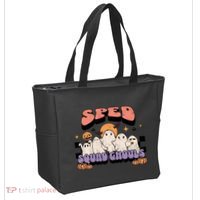 Sped Squad Ghoul Special Education Teacher Halloween Costume Tote Bag thumb 2