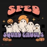 Sped Squad Ghoul Special Education Teacher Halloween Costume Tote Bag thumb 4
