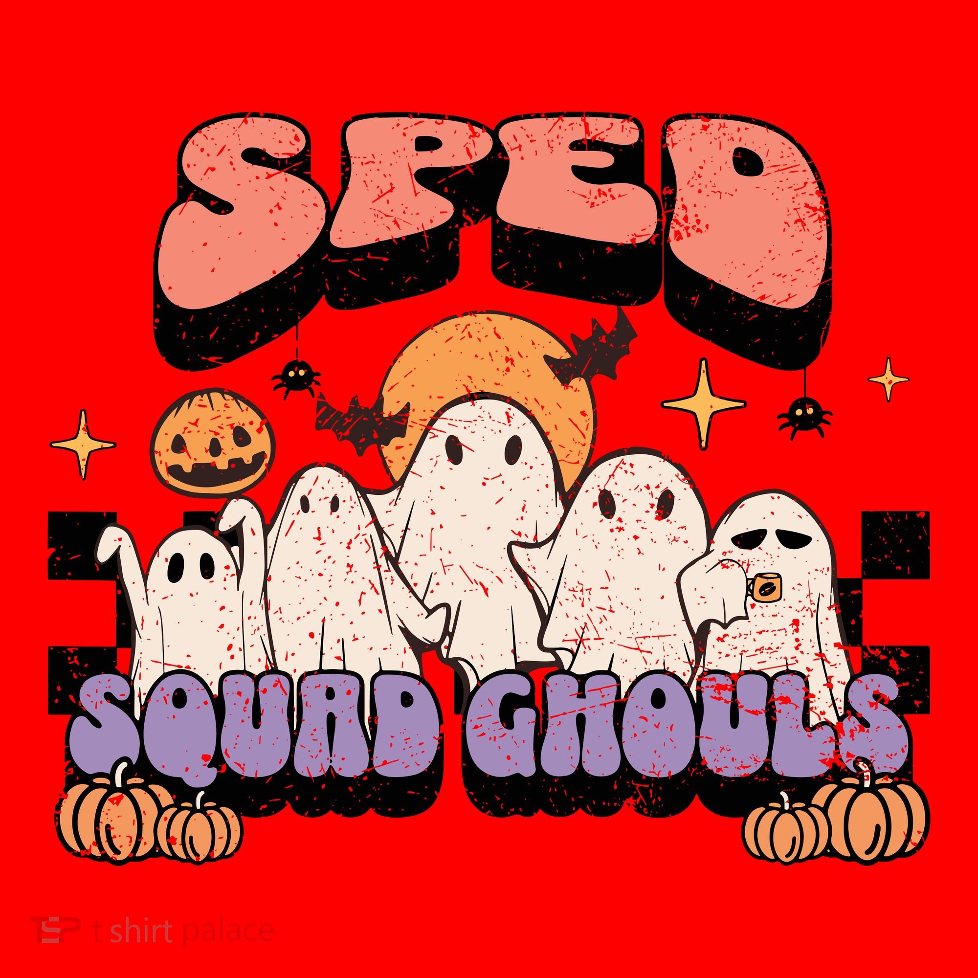 Sped Squad Ghoul Special Education Teacher Halloween Costume Santa Hat