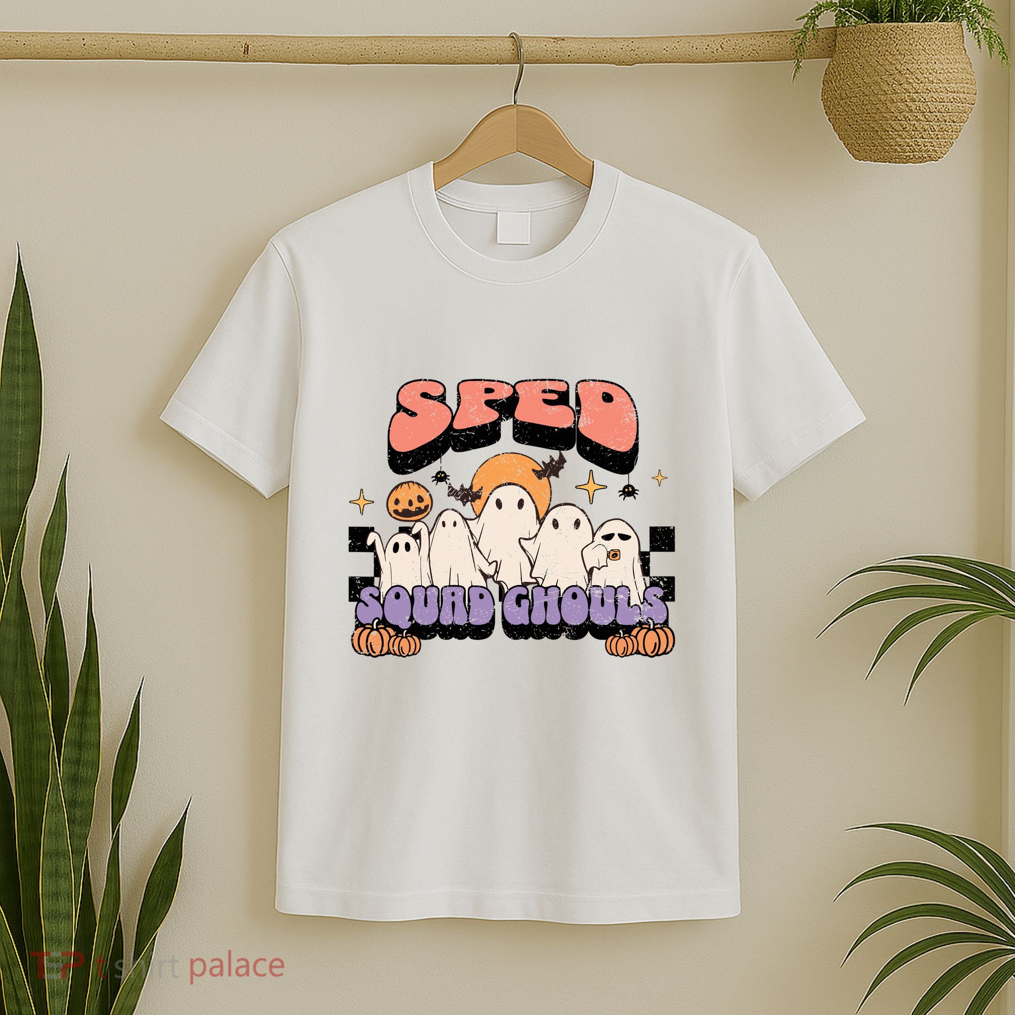 Sped Squad Ghoul Special Education Teacher Halloween Costume T-Shirt