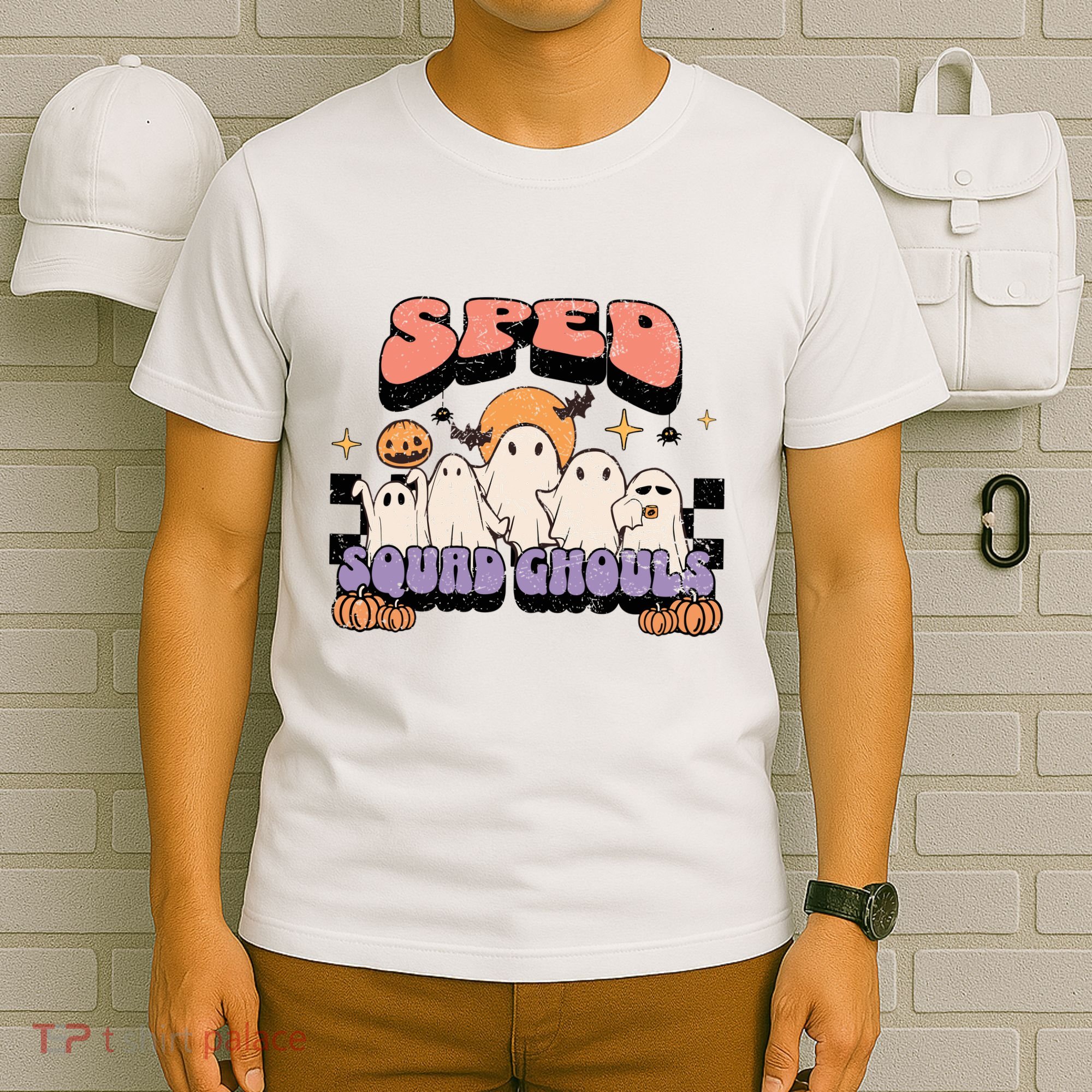 Sped Squad Ghoul Special Education Teacher Halloween Costume T-Shirt