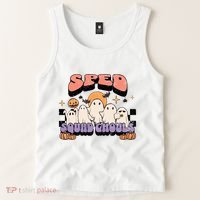 Sped Squad Ghoul Special Education Teacher Halloween Costume Tank Top thumb 2