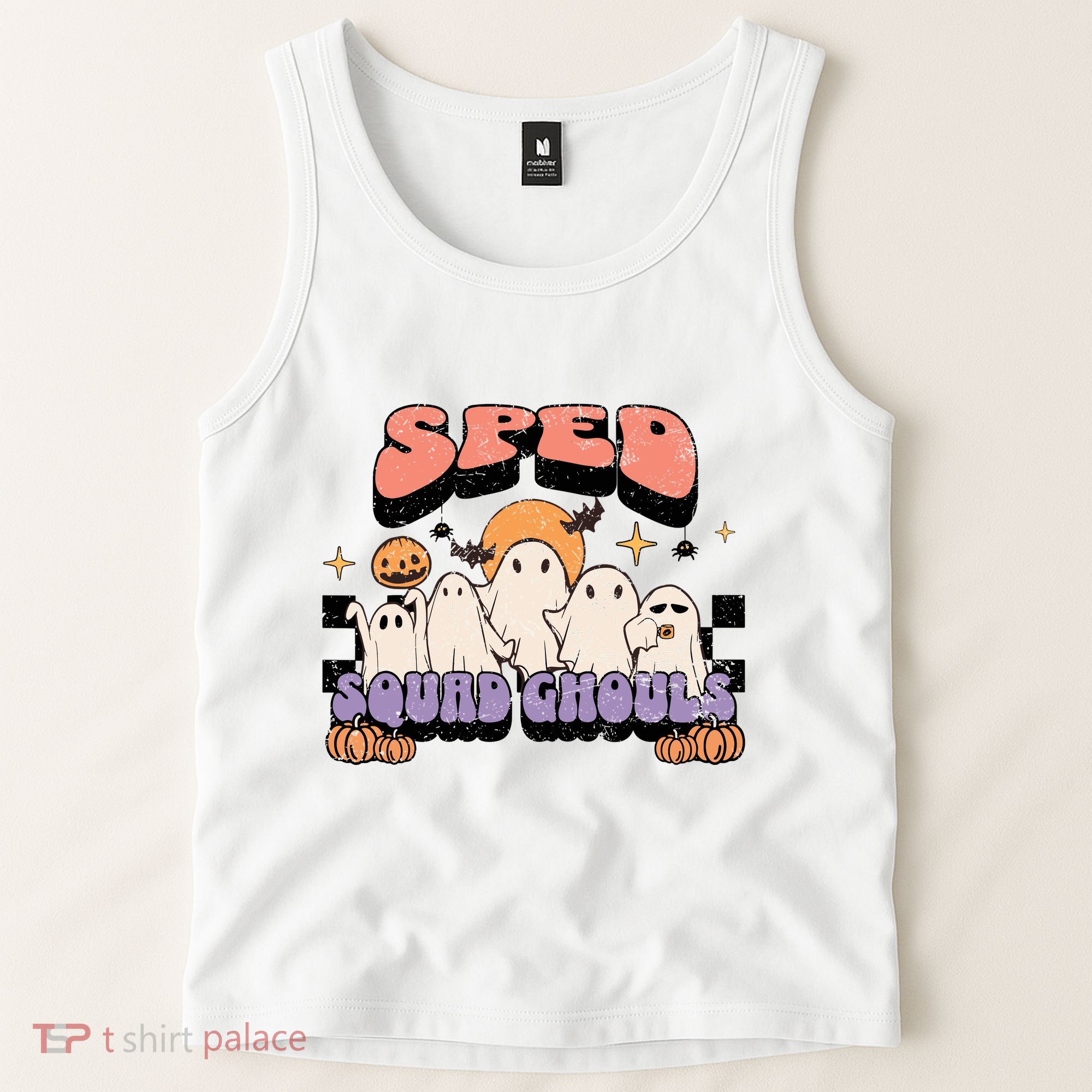 Sped Squad Ghoul Special Education Teacher Halloween Costume Tank Top