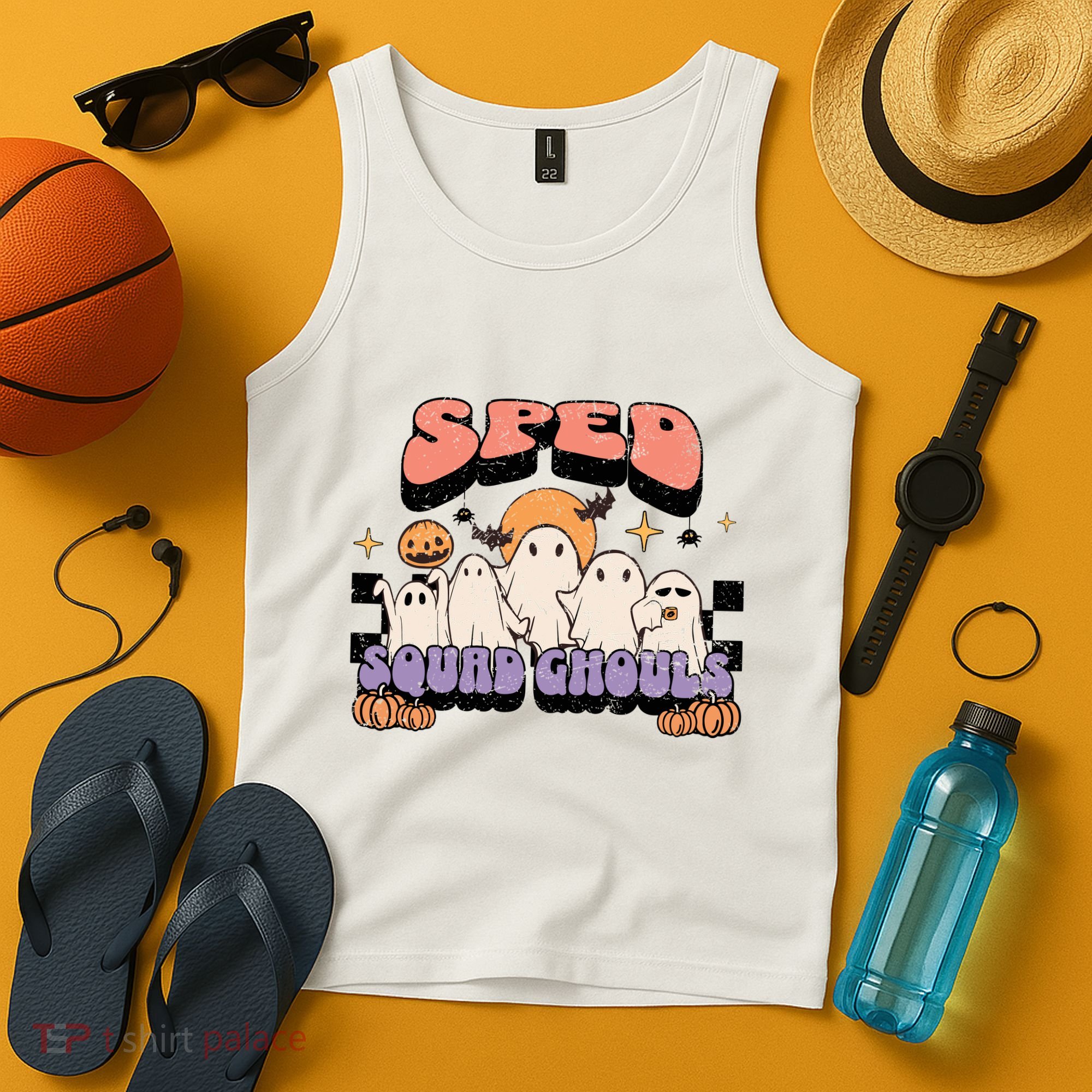 Sped Squad Ghoul Special Education Teacher Halloween Costume Tank Top