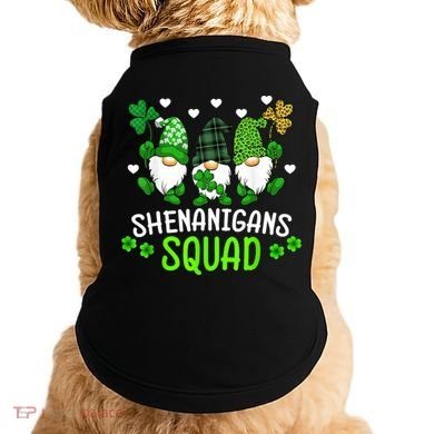Shenanigans Squad Gnome St Patrick's Doggie Tank