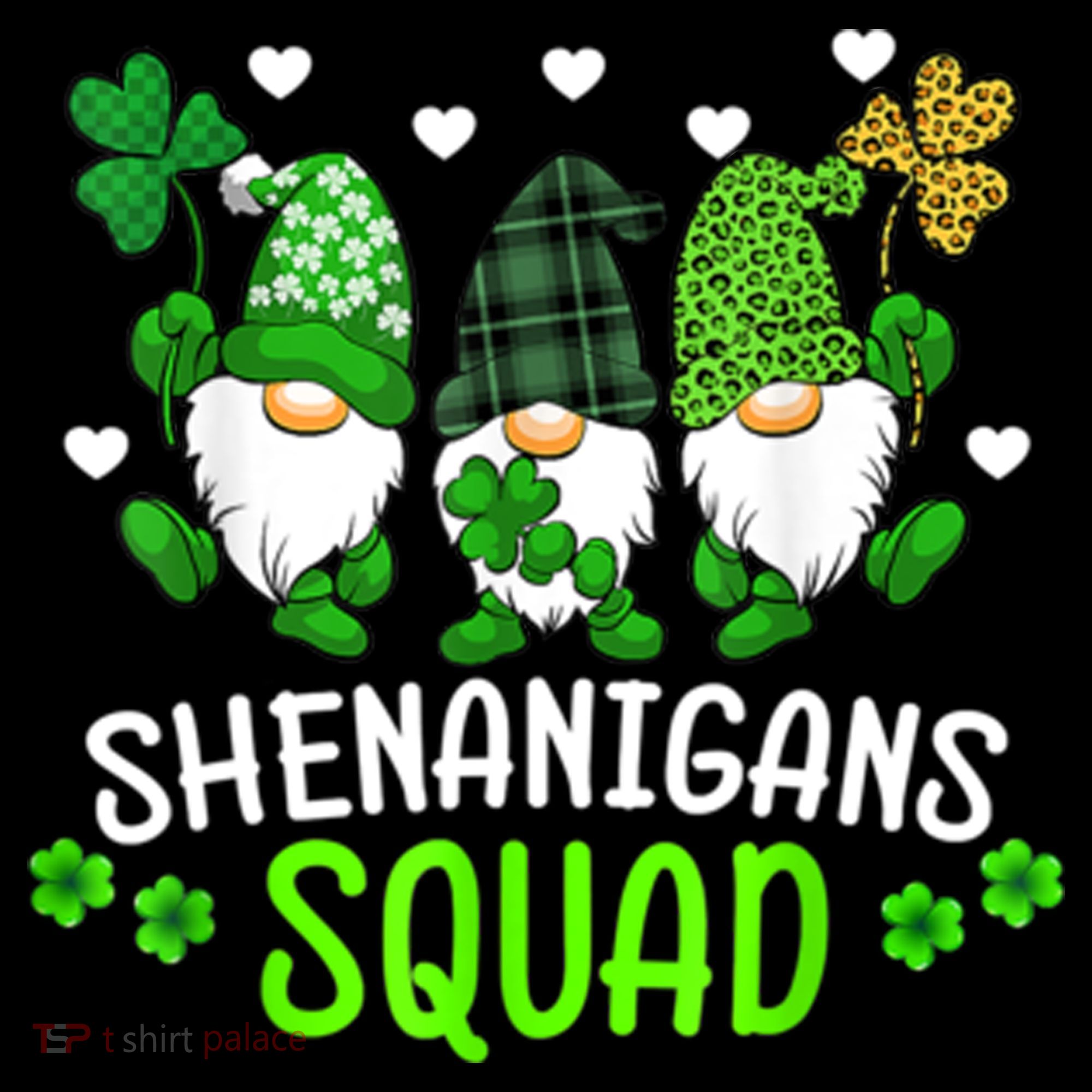 Shenanigans Squad Gnome St Patrick's Doggie Tank