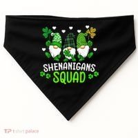 Shenanigans Squad Gnome St Patrick's USA-Made Doggie Bandana thumb 0