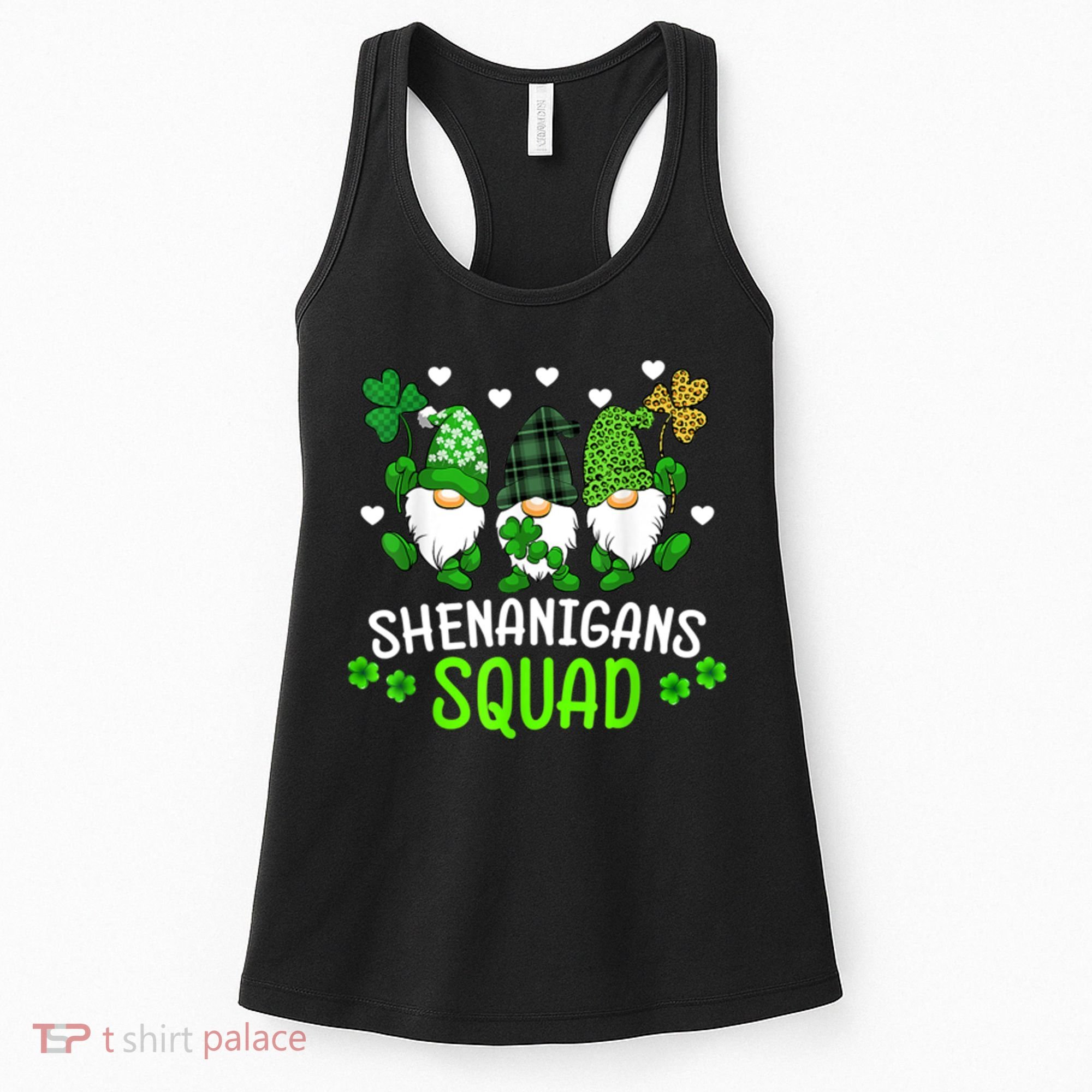 Shenanigans Squad Gnome St Patrick's Women's Tank Top