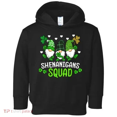 Shenanigans Squad Gnome St Patrick's Toddler Hoodie