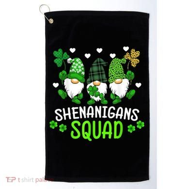 Shenanigans Squad Gnome St Patrick's Golf Towel