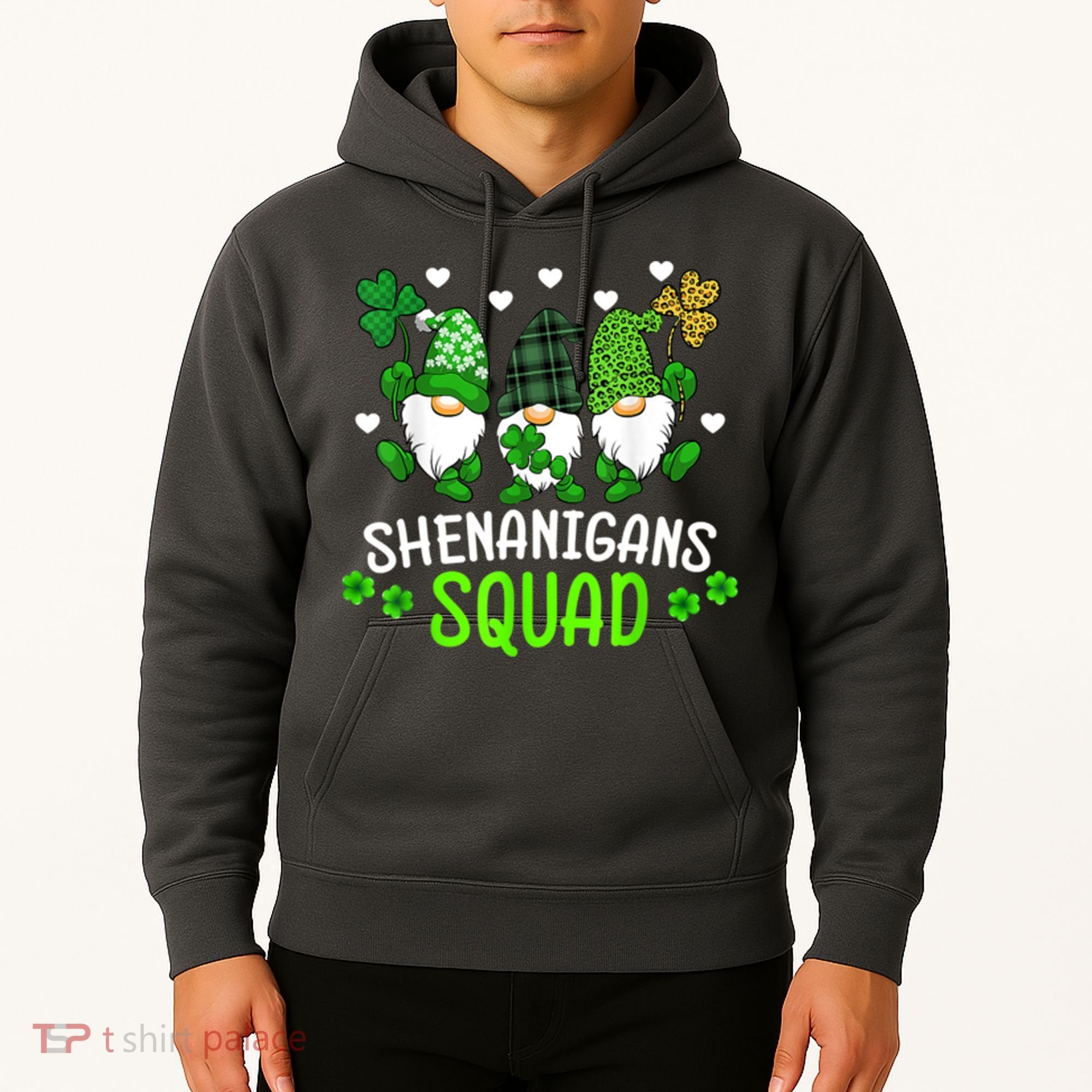 Shenanigans Squad Gnome St Patrick's Hoodie