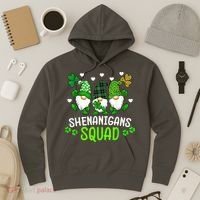 Shenanigans Squad Gnome St Patrick's Hoodie thumb 3