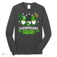 Shenanigans Squad Gnome St Patrick's Long Sleeve Shirt thumb 0