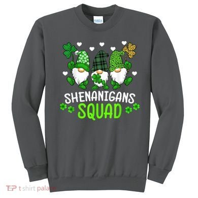 Shenanigans Squad Gnome St Patrick's Sweatshirt
