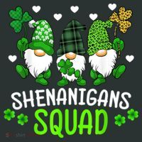 Shenanigans Squad Gnome St Patrick's Mousepad thumb 1
